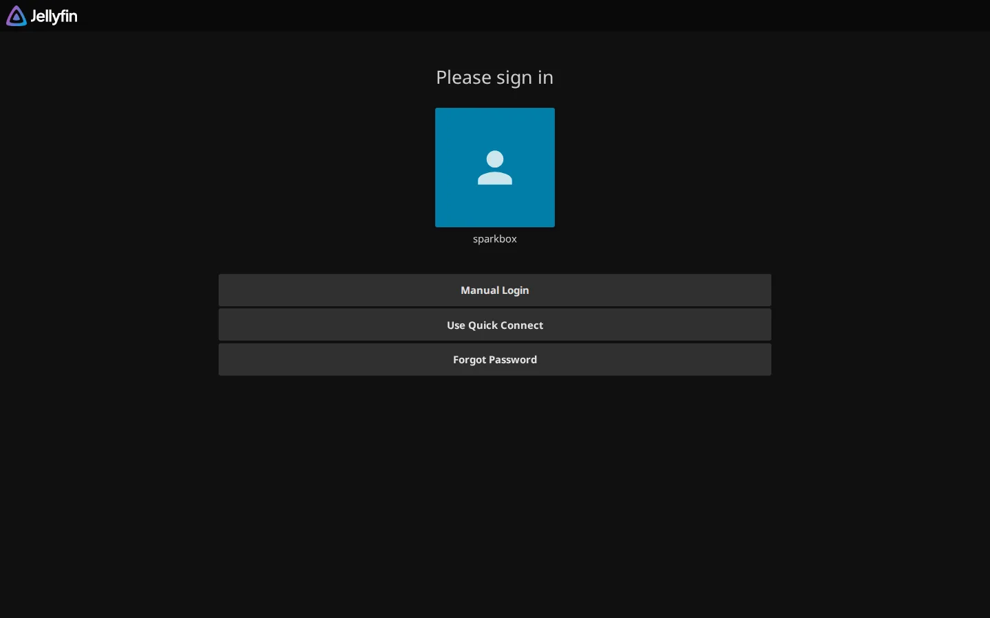 Jellyfin's library setup — point it at your Movies and TV folders