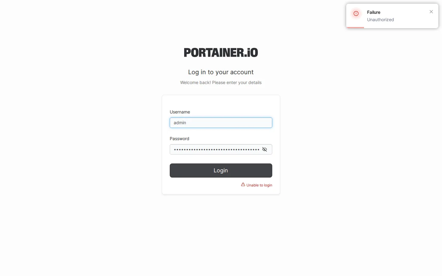 Portainer container management on a SparkBox server